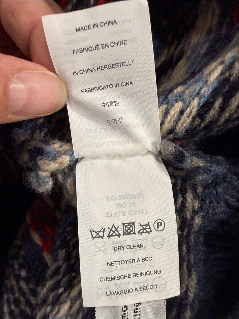 J. Crew Lambswool Fair Isle Ski Apres Crewneck Sweater Men’s Sz M Unisex - Picture 9 of 11